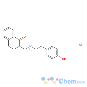CAS No:30007-39-7 2-(4-hydroxyphenyl)ethyl-[(1-oxo-3,<br />4-dihydro-2H-naphthalen-2-yl)methyl]azanium