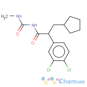CAS No:300354-43-2 3,4-Dichloro-alpha-(cyclopentylmethyl)-N-[(methylamino)carbonyl]- benzeneacetamide