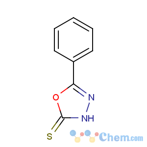 CAS No:3004-42-0 5-phenyl-3H-1,3,4-oxadiazole-2-thione