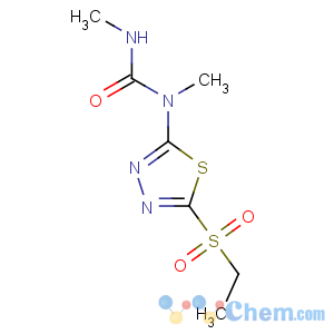CAS No:30043-49-3 1-(5-ethylsulfonyl-1,3,4-thiadiazol-2-yl)-1,3-dimethylurea