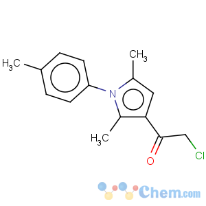 CAS No:300557-74-8 Ethanone,2-chloro-1-[2,5-dimethyl-1-(4-methylphenyl)-1H-pyrrol-3-yl]-