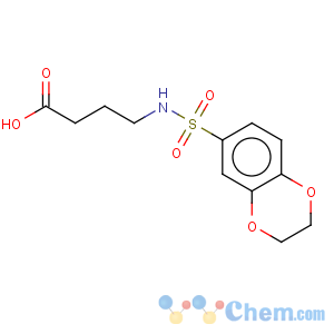 CAS No:300571-94-2 Butanoic acid,4-[[(2,3-dihydro-1,4-benzodioxin-6-yl)sulfonyl]amino]-