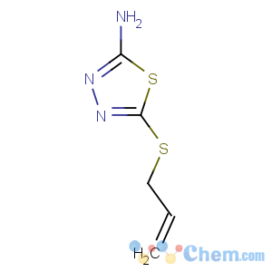 CAS No:30062-44-3 1,3,4-Thiadiazol-2-amine,5-(2-propen-1-ylthio)-