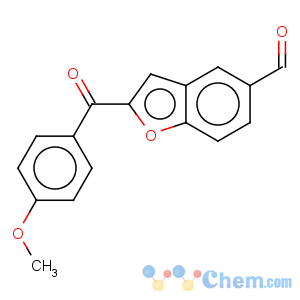 CAS No:300664-77-1 5-Benzofurancarboxaldehyde,2-(4-methoxybenzoyl)-