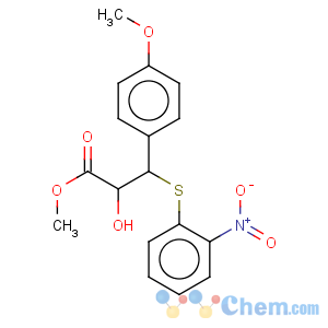 CAS No:30067-00-6 Benzenepropanoic acid, a-hydroxy-4-methoxy-b-[(2-nitrophenyl)thio]-, methylester