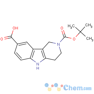 CAS No:300715-96-2 2-[(2-methylpropan-2-yl)oxycarbonyl]-1,3,4,5-tetrahydropyrido[4,<br />3-b]indole-8-carboxylic acid