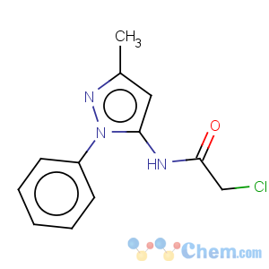 CAS No:300727-15-5 Acetamide,2-chloro-N-(3-methyl-1-phenyl-1H-pyrazol-5-yl)-