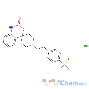 CAS No:300815-41-2 1'-[2-[4-(trifluoromethyl)phenyl]ethyl]spiro[1H-3,1-benzoxazine-4,<br />4'-piperidine]-2-one;hydrochloride