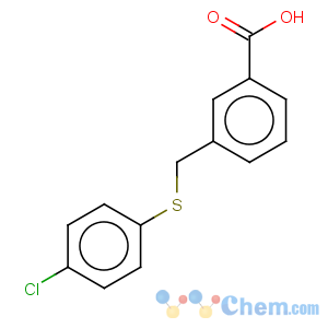CAS No:30082-41-8 Benzoic acid,3-[[(4-chlorophenyl)thio]methyl]-