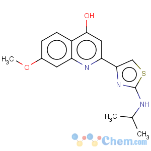 CAS No:300831-05-4 2-(2-ISOPROPYLAMINO-THIAZOL-4-YL)-7-METHOXY-QUINOLIN-4-OL