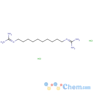 CAS No:301-15-5 Guanidine,N,N'''-1,10-decanediylbis-, hydrochloride (1:2)