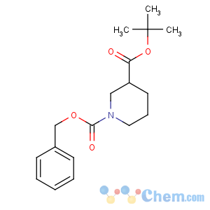 CAS No:301180-04-1 1-O-benzyl 3-O-tert-butyl piperidine-1,3-dicarboxylate