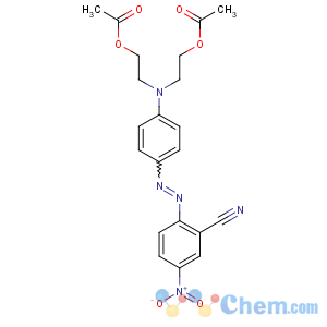 CAS No:30124-94-8 2-[N-(2-acetyloxyethyl)-4-[(2-cyano-4-nitrophenyl)diazenyl]anilino]ethyl<br />acetate