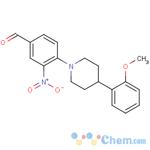 CAS No:301334-92-9 4-[4-(2-methoxyphenyl)piperidin-1-yl]-3-nitrobenzaldehyde