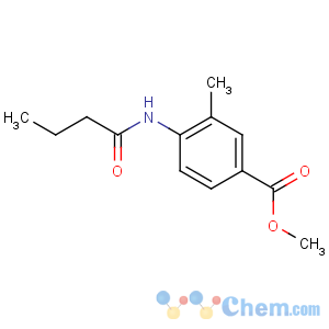 CAS No:301533-59-5 methyl 4-(butanoylamino)-3-methylbenzoate
