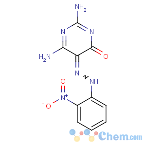 CAS No:30188-89-7 2,6-diamino-5-[(2-nitrophenyl)hydrazono]pyrimidin-4(5H)-one