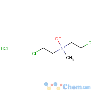 CAS No:302-70-5 Ethanamine,2-chloro-N-(2-chloroethyl)-N-methyl-, N-oxide, hydrochloride (1:1)