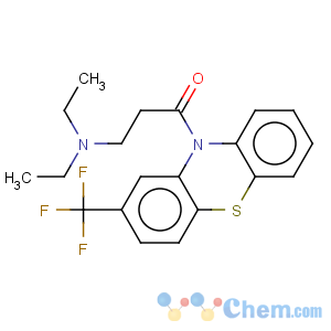 CAS No:30223-48-4 1-Propanone,3-(diethylamino)-1-[2-(trifluoromethyl)-10H-phenothiazin-10-yl]-