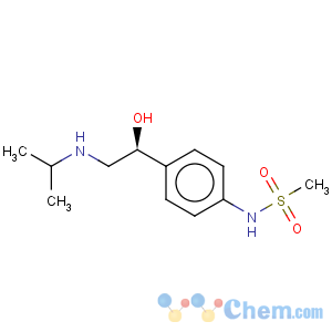 CAS No:30236-32-9 Methanesulfonamide,N-[4-[(1S)-1-hydroxy-2-[(1-methylethyl)amino]ethyl]phenyl]-