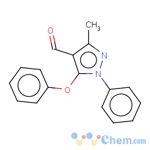 CAS No:30241-46-4 3-methyl-5-phenoxy-1-phenyl-pyrazole-4-carbaldehyde