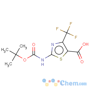 CAS No:302963-97-9 5-Thiazolecarboxylicacid, 2-[[(1,1-dimethylethoxy)carbonyl]amino]-4-(trifluoromethyl)-