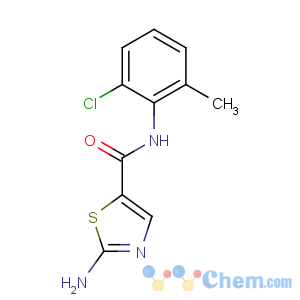 CAS No:302964-24-5 2-amino-N-(2-chloro-6-methylphenyl)-1,3-thiazole-5-carboxamide