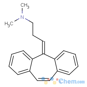 CAS No:303-53-7 3-(dibenzo[1,2-a:1',2'-e][7]annulen-11-ylidene)-N,<br />N-dimethylpropan-1-amine