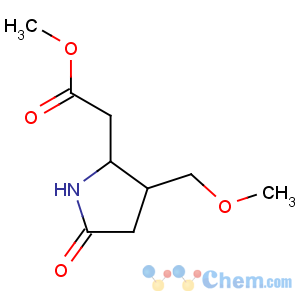 CAS No:303010-19-7 2-Pyrrolidineaceticacid, 3-(methoxymethyl)-5-oxo-, methyl ester