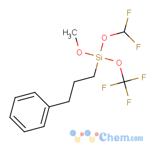 CAS No:303191-26-6 difluoromethoxy-methoxy-(3-phenylpropyl)-(trifluoromethoxy)silane
