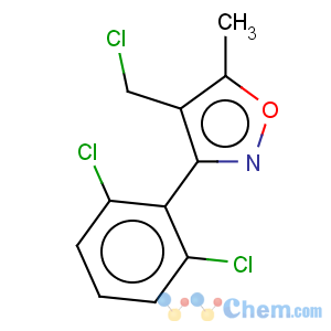 CAS No:303225-22-1 Isoxazole,4-(chloromethyl)-3-(2,6-dichlorophenyl)-5-methyl-