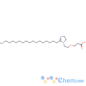 CAS No:30342-62-2 Propanoic acid,3-[2-(2-heptadecyl-4,5-dihydro-1H-imidazol-1-yl)ethoxy]-