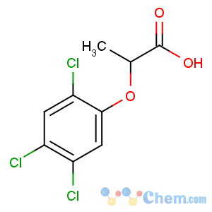 CAS No:30365-50-5 Propanoic acid,2-(2,4,5-trichlorophenoxy)-, (2R)-