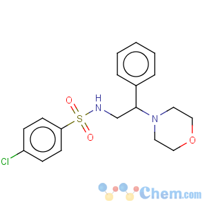 CAS No:303755-92-2 4-Chloro-N-(2-morpholin-4-yl-2-phenyl-ethyl)-benzenesulfonamide