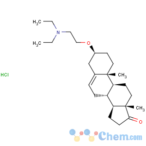 CAS No:3039-71-2 Androst-5-en-17-one,3-[2-(diethylamino)ethoxy]-, hydrochloride (1:1), (3b)-