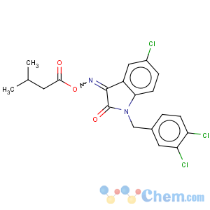 CAS No:303998-57-4 5-chloro-1-(3,4-dichlorobenzyl)-1H-indole-2,3-dione 3-[O-(3-methylbutanoyl)oxime]