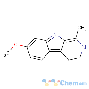 CAS No:304-21-2 7-methoxy-1-methyl-3,4-dihydro-2H-pyrido[3,4-b]indole
