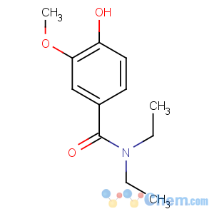 CAS No:304-84-7 N,N-diethyl-4-hydroxy-3-methoxybenzamide