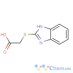 CAS No:3042-00-0 2-(1H-benzimidazol-2-ylsulfanyl)acetic acid
