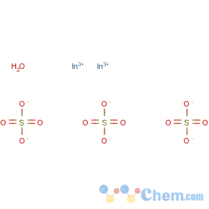 CAS No:304655-87-6 Sulfuric acid,indium(3+) salt (3:1), monohydrate (9CI)