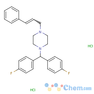 CAS No:30484-77-6 1-[bis(4-fluorophenyl)methyl]-4-[(E)-3-phenylprop-2-enyl]piperazine