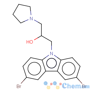 CAS No:304893-77-4 9H-Carbazole-9-ethanol,3,6-dibromo-a-(1-pyrrolidinylmethyl)-