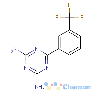 CAS No:30508-78-2 6-[3-(trifluoromethyl)phenyl]-1,3,5-triazine-2,4-diamine