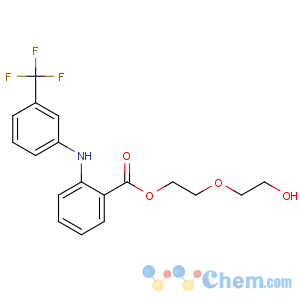 CAS No:30544-47-9 2-(2-hydroxyethoxy)ethyl 2-[3-(trifluoromethyl)anilino]benzoate