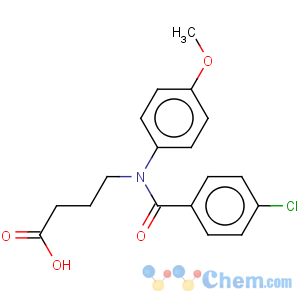 CAS No:30544-61-7 Butanoic acid,4-[(4-chlorobenzoyl)(4-methoxyphenyl)amino]-