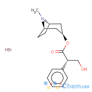 CAS No:306-03-6 Benzeneacetic acid, a-(hydroxymethyl)-,(3-endo)-8-methyl-8-azabicyclo[3.2.1]oct-3-yl ester, hydrobromide (1:1), (aS)-