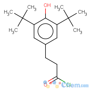 CAS No:3062-64-4 3,5-Bis(tert-butyl)-4-hydroxybenzenepropanoyl chloride