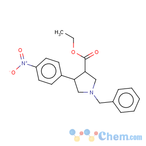 CAS No:306305-35-1 3-Pyrrolidinecarboxylicacid, 4-(4-nitrophenyl)-1-(phenylmethyl)-, ethyl ester