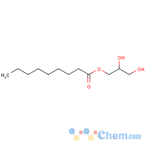 CAS No:3065-51-8 Nonanoic acid,2,3-dihydroxypropyl ester