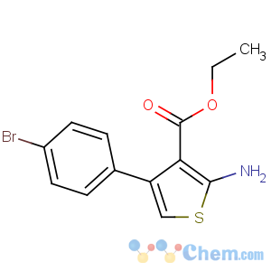 CAS No:306934-99-6 ethyl 2-amino-4-(4-bromophenyl)thiophene-3-carboxylate