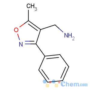 CAS No:306935-01-3 (5-methyl-3-phenyl-1,2-oxazol-4-yl)methanamine